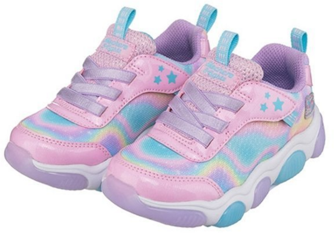 스케쳐스 여아용 마이티 글로우 운동화 SK0GL22Y281