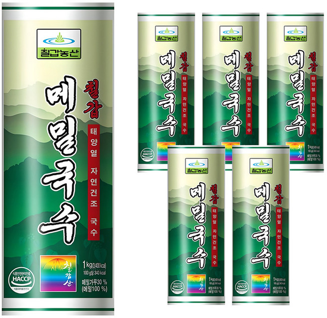칠갑농산 메밀국수, 1kg, 6개