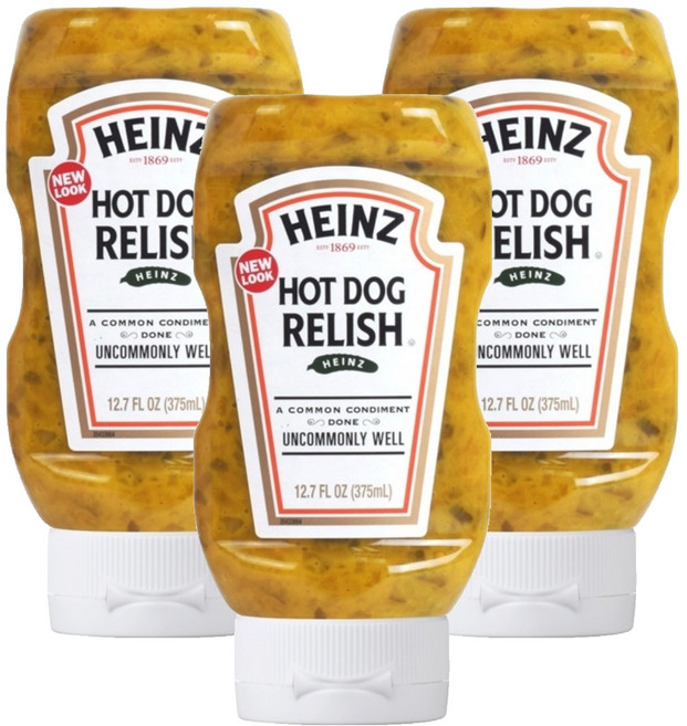 하인즈 핫도그 렐리쉬, 375ml, 3개