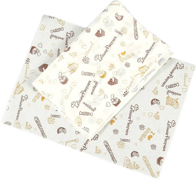 유티 베이킹 샌드위치 포장 코팅 유산지 38 x 28 cm B타입, 1개, 100개입