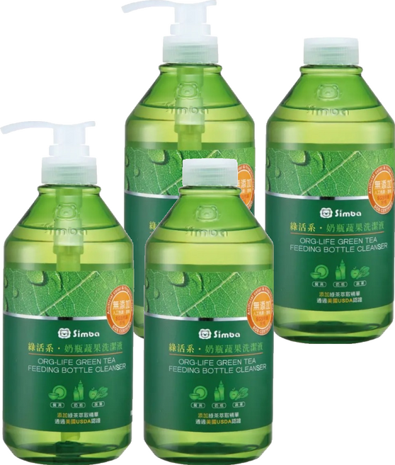 Simba 小獅王辛巴 奶瓶蔬果洗潔液組合包, 1.6L, 2組
