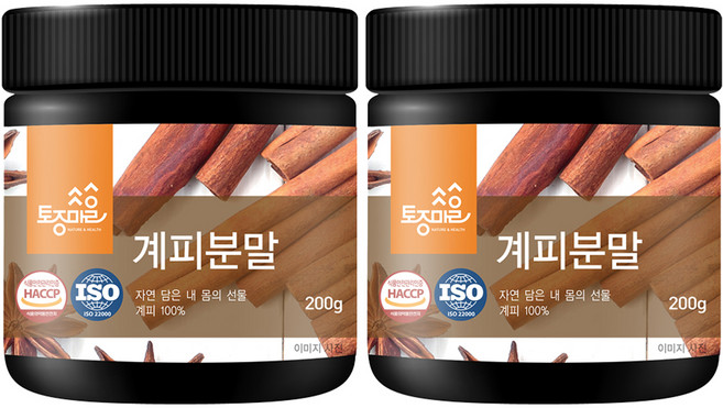 토종마을 계피 분말, 2개, 200g