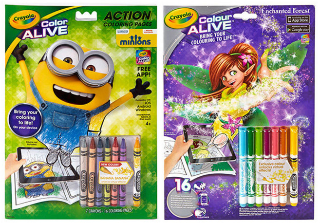 Crayola 繪兒樂 炫彩魔法書超值組, 小小兵 + 仙女, 1組