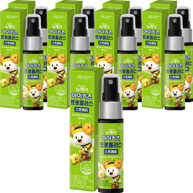 대상웰라이프 정품 마이키즈 프로폴리스 스프레이, 30ml, 9개