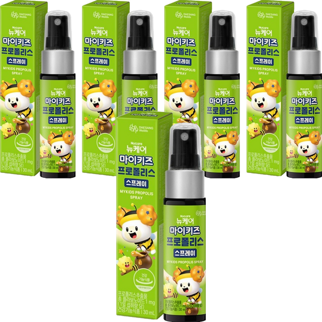 대상웰라이프 정품 마이키즈 프로폴리스 스프레이, 30ml, 5개