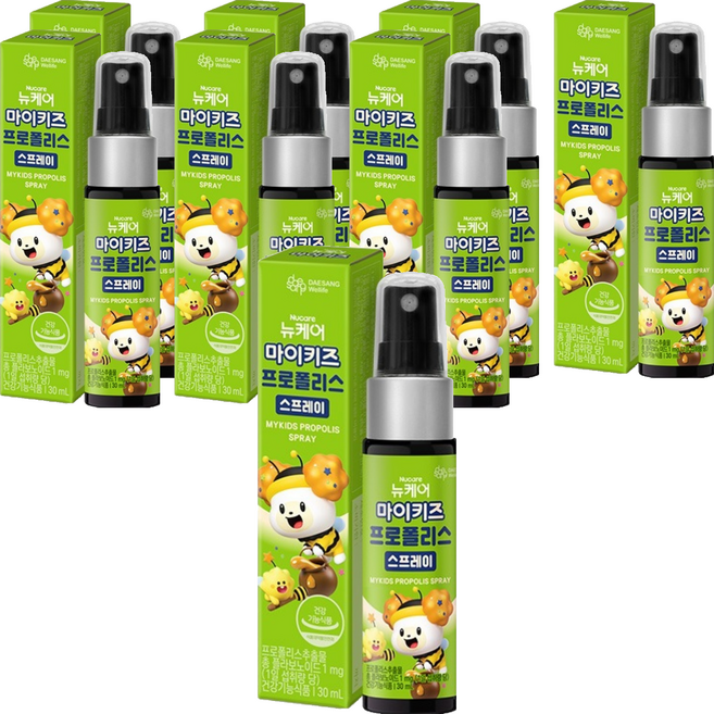 대상웰라이프 정품 마이키즈 프로폴리스 스프레이, 30ml, 8개