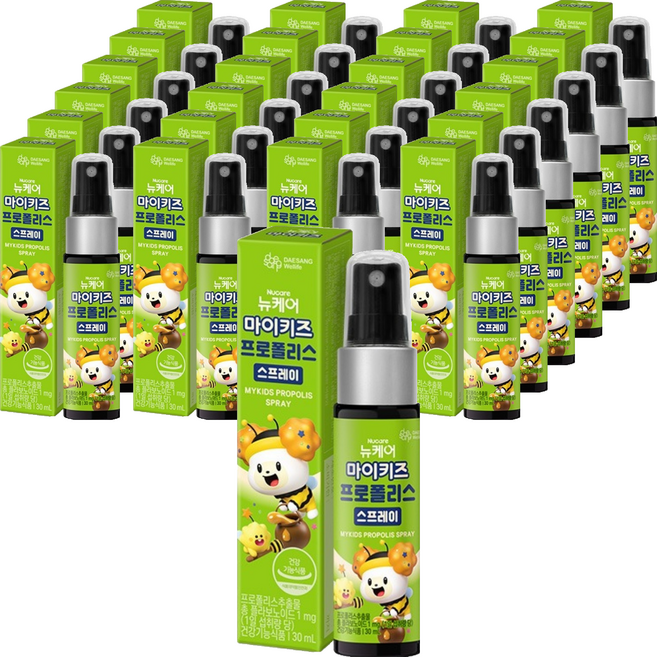 대상웰라이프 정품 마이키즈 프로폴리스 스프레이, 30ml, 25개