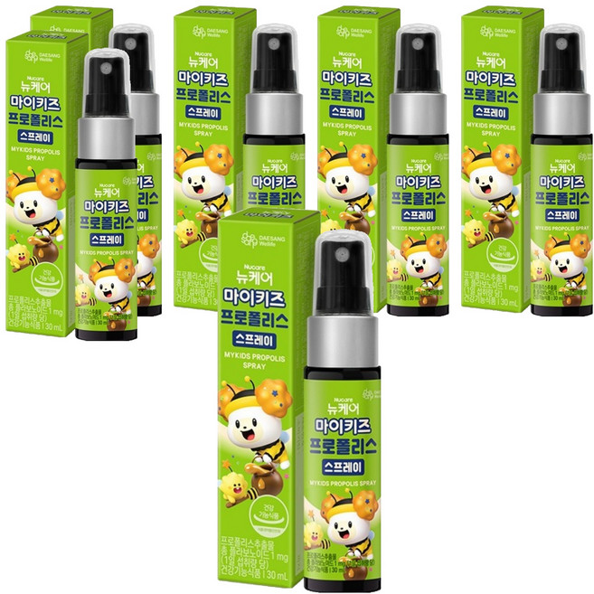 대상웰라이프 정품 마이키즈 프로폴리스 스프레이, 30ml, 6개