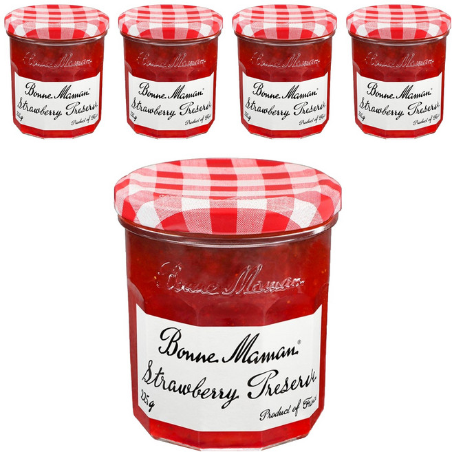 Bonne Maman 草莓果醬, 225g, 5罐