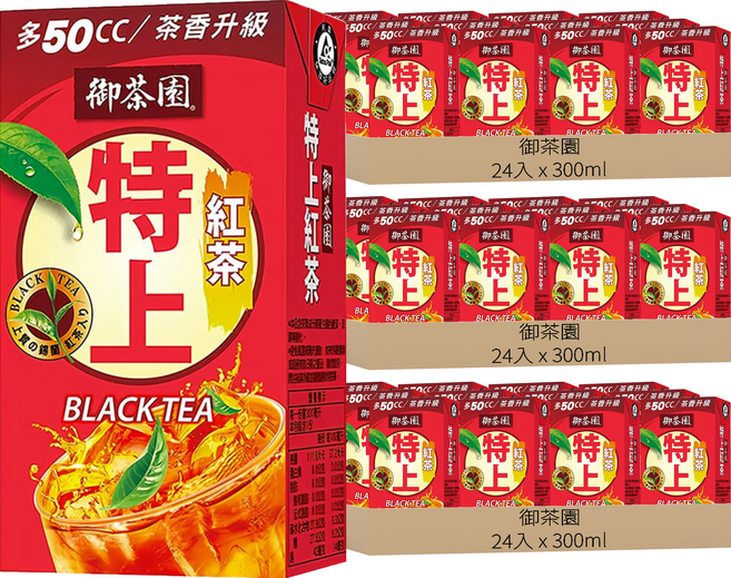 御茶園 特上紅茶, 300ml, 72入