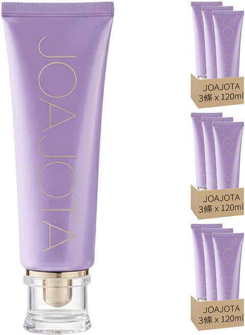 JOAJOTA 小紫管洗面乳 紫蘇修護, 120ml, 9條