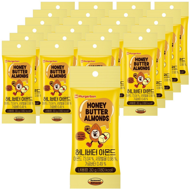머거본 허니버터 아몬드, 24개
