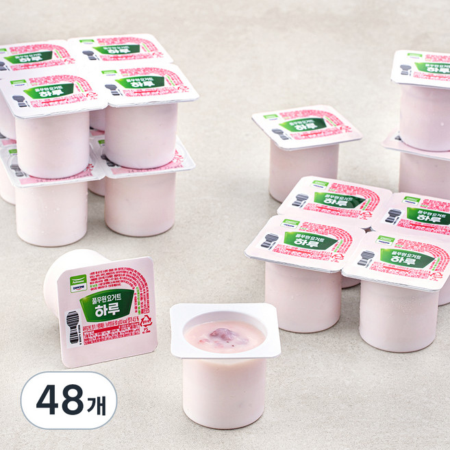 풀무원다논 하루 요거트 컵 딸기, 80g, 16개입, 3개