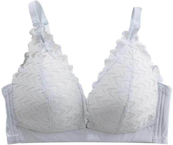 香草甜心 前開式蕾絲透氣薄墊無鋼圈哺乳內衣