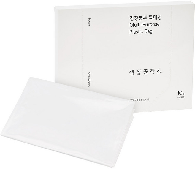 생활공작소 김장봉투, 1개, 10개입, 특대형(약20포기)