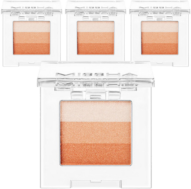 미샤 트리플 섀도우 2g, 8호 오렌지 퍼레이드, 4개