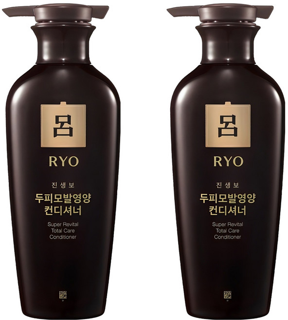 려 진생보 두피모발영양 컨디셔너, 400ml, 2개