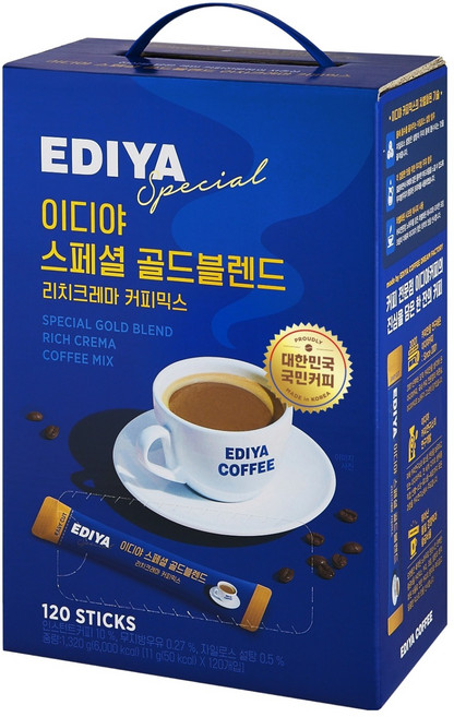 이디야 스페셜 골드블렌드 커피믹스, 11g, 120개입, 1개