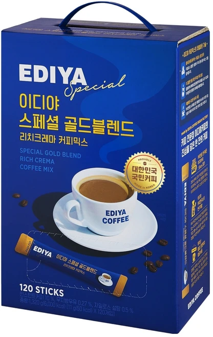 이디야 스페셜 골드블렌드 커피믹스, 11g, 120개입, 1개 - 쿠팡