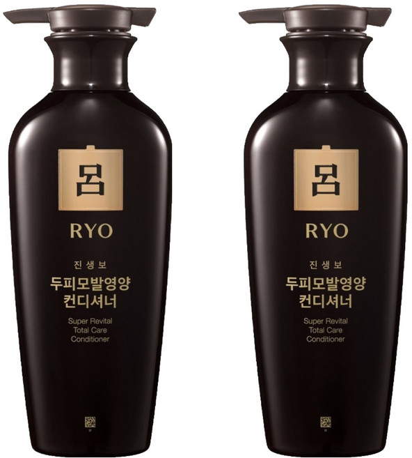 려 진생보 두피모발영양 컨디셔너, 400ml, 2개