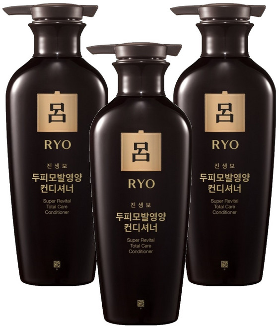 려 진생보 두피모발영양 컨디셔너 중건성용, 400ml, 3개