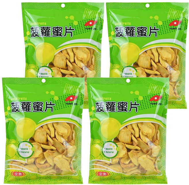 TONG JIH 統記食品 波羅蜜脆片, 150g, 4包