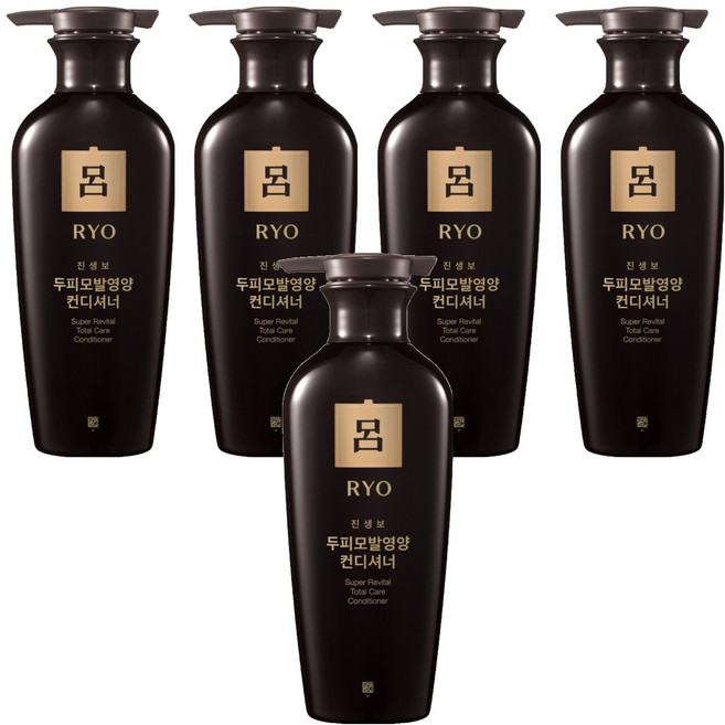 려 진생보 두피모발영양 컨디셔너 중건성용, 400ml, 5개