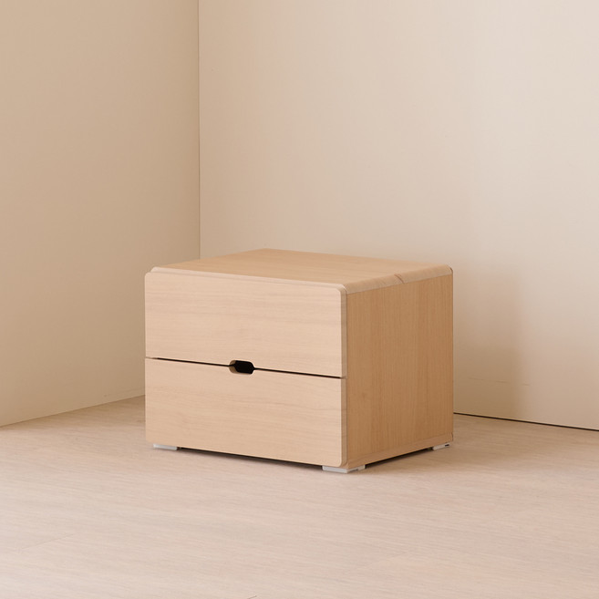 JD FURNITURE Romi 抽屜櫃 床頭櫃, 楓木