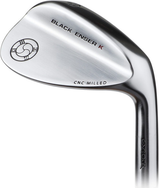 지브이투어 남성용 블랙앤서 K 웨지 크롬사틴 골프채 + 헤드커버, S, 62도