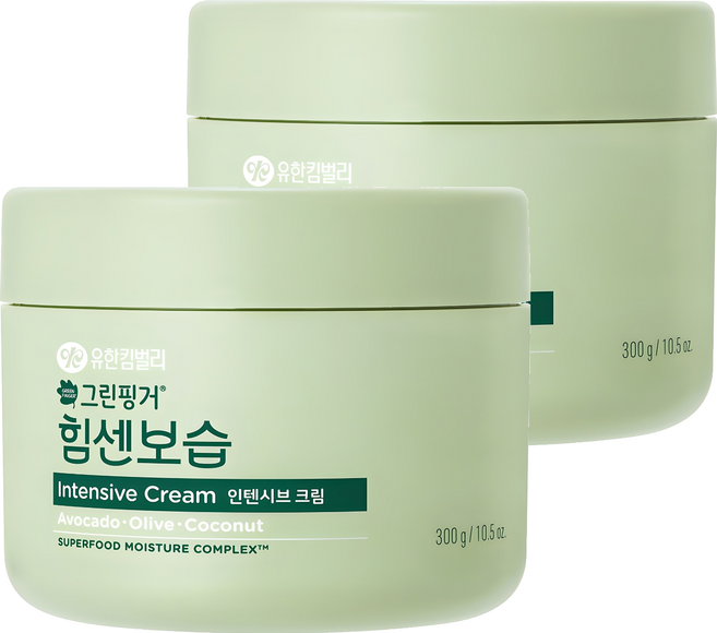그린핑거 힘센보습 인텐시브 유아크림, 300g, 2개