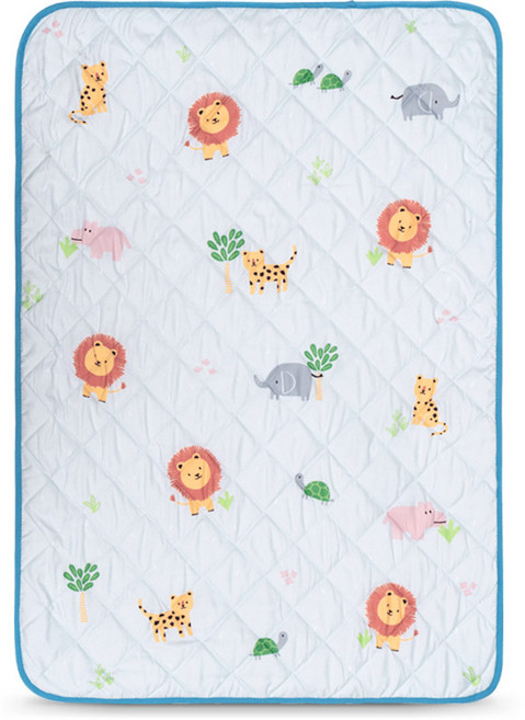 아이자리 항균 퀄팅 유아 방수패드, 애니모모, 1개