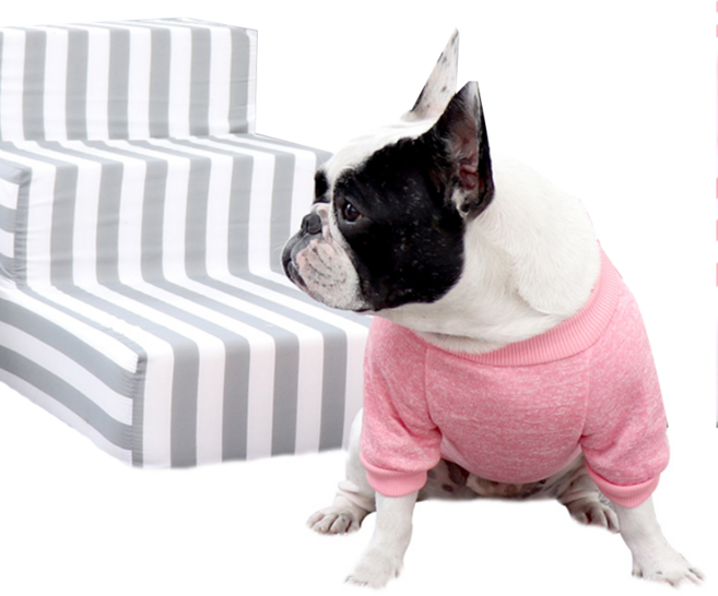 레드퍼피 지퍼 펫스텝 스펀지, 스트라이프그레이, 1개