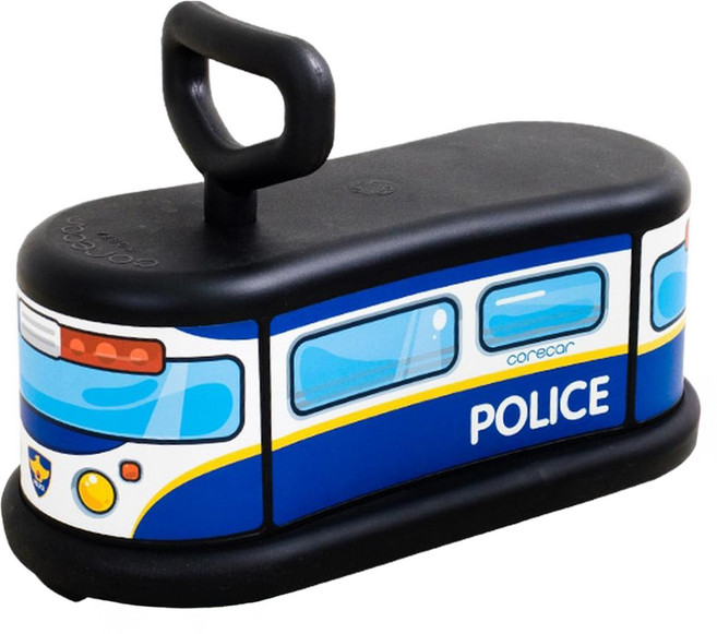 Corecar 兒童騎乘車 警察車, 警車 黑色 + 白色, 1個