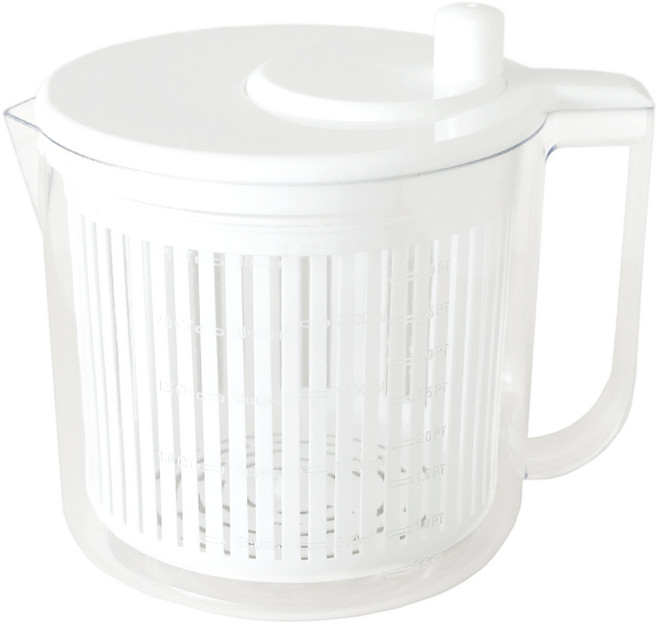 리본제이 콤팩트 야채탈수기 2.5L, 화이트, 1개