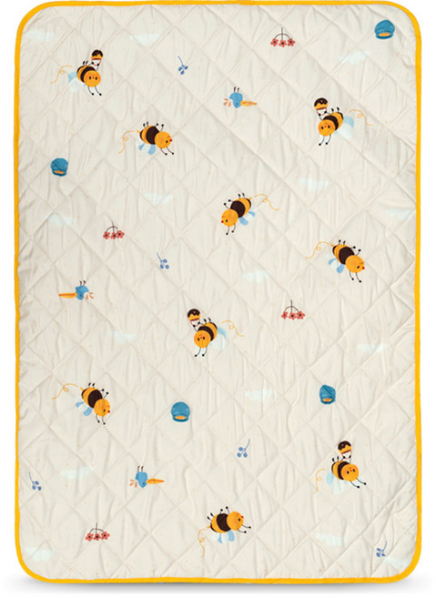 아이자리 항균 퀄팅 유아 방수패드, 허니봉봉, 1개