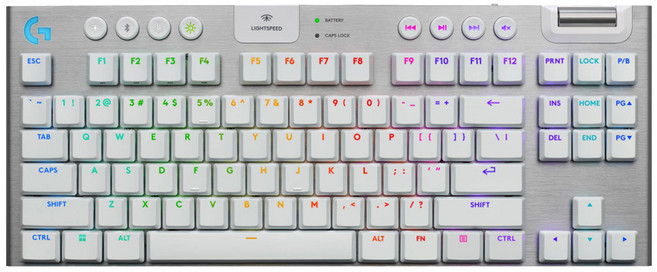 logitech G 羅技G G915 X 電競 Wireless 機械式鍵盤 白色 RGB TKL 觸感軸
