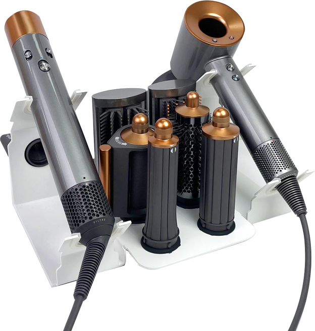 해안 6구 트윈거치대 + 실리콘 툴 세트, 화이트 + 블랙, 1세트