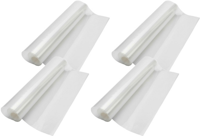 所羅門商店 素色OPP塑膠捲筒包裝紙 大 20m, 4個, 透明