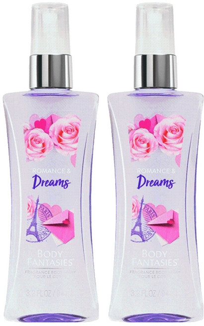 BODY FANTASIES 身體幻想 羅曼史與夢想 香氛身體噴霧, 94ml, 2個