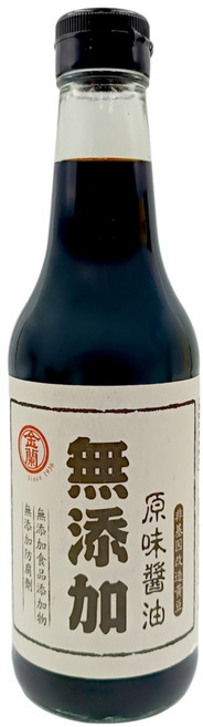 KIMLAN 金蘭 無添加原味醬油, 500ml, 1瓶