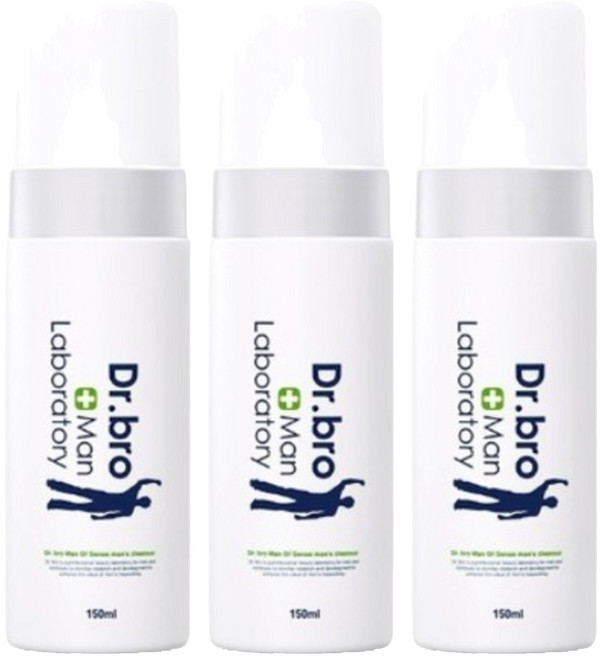 닥터브로 맨오브센스 남성청결제, 150ml, 3개
