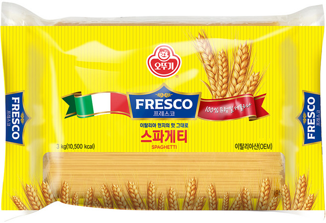 오뚜기프레스코 스파게티, 3kg, 1개