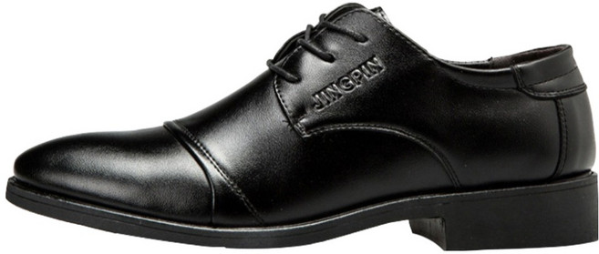 엘쏘 남성용 심플 JINGRIN 로고 디자인 구두