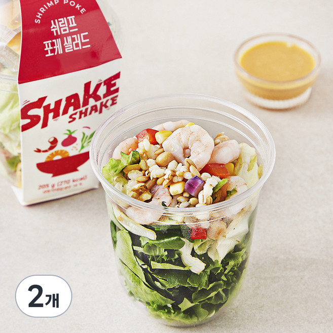 쉐이크 쉬림프 포케 샐러드, 205g, 2개