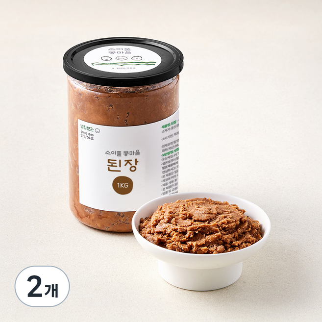 언양메주 언양전통식품 된장, 1kg, 2개