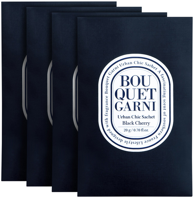 부케가르니 어반시크 샤쉐 본품, 20g, 4개, 블랙체리