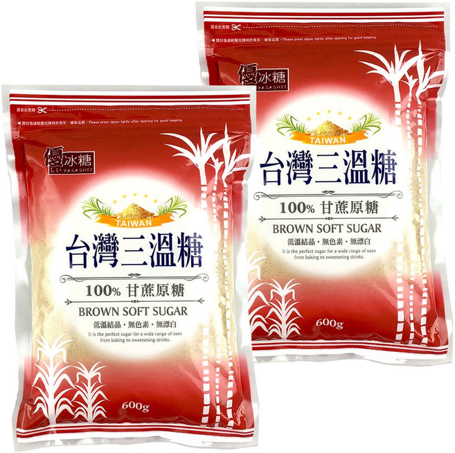 YASASHII 優 台灣三溫糖, 600g, 2包