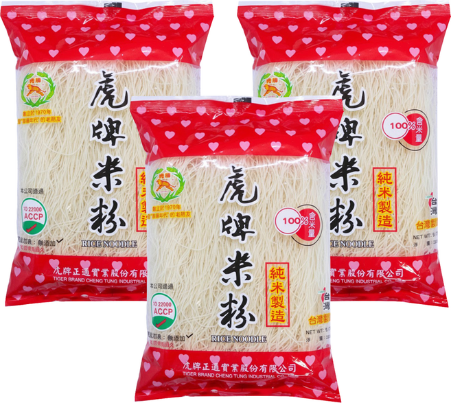 TIGER FOOD 虎牌 純米米粉, 260g, 3袋