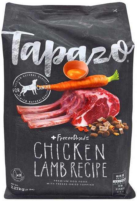 Tapazo 特百滋 成幼犬 凍乾三重奏, 低敏羊肉配方, 2.27kg, 1袋