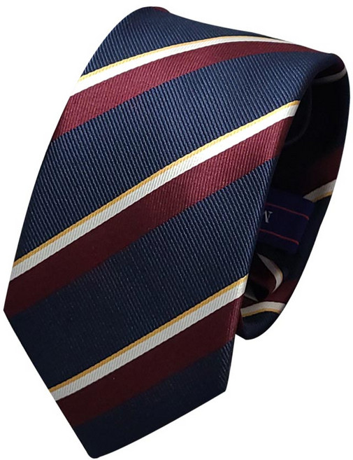 엠스코프 멀티 스트라이프 지퍼형 넥타이 MN003